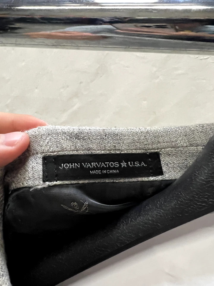 Abrigo deportivo para hombre John Varvatos BOND-JF, talla 40R Drop 7, usado excelente Foto 4 de 4