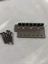 2000 Fender Stratocaster Standard Chrome Bridge Plate Six-Point 2-1/16" w/ HW