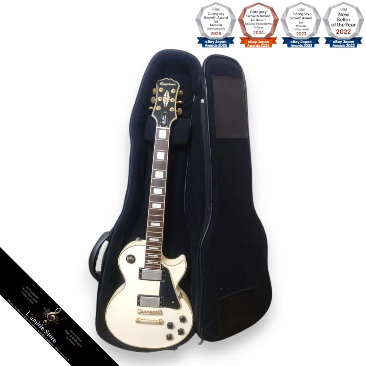 Epiphone Les Paul Custom PRO SH-4ハードケース付 Epiphone Les Paul