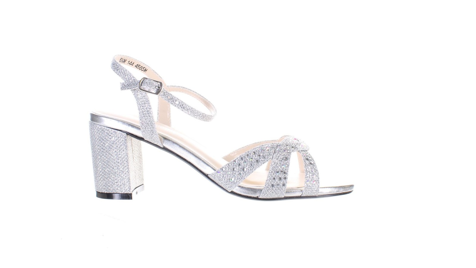 Женские туфли на каблуках Benjamin Walk с серебряным ремешком на щиколотке, размер 6,5 (7808398)