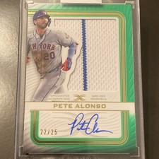 2023 Topps Definitive Collection - Autograph Relic Collection - Pete Alonso /25