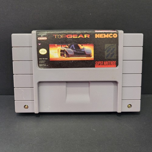 Top Gear (Super Nintendo 64 Game, 1992) - Picture 1 of 4