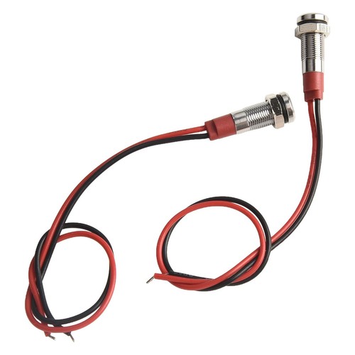 2PC 12V Ultra Small Red LED Brake & Running Tail Light Panel Lamp KIT - Picture 11 of 12