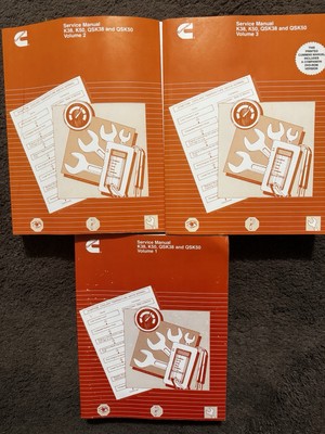 Cummins Service Manual K38, K50, QSK38, and QSK50 Engines with DVD VG