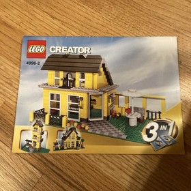 LEGO 4996 Creator 3n1 Beach House Complete w/ All 3 Manuals; No Box