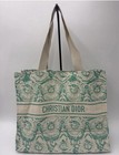 Christian Dior Dioriviera Canvas Large Tote Bag Beige/Teal with Insert NWOT — photo 1