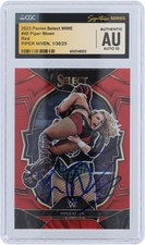 Piper Niven WWE Signed 2023 Panini Select Red #48 #/175 CGC Fanatics 10 Card