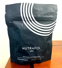 NUTRAFOL Men Hair Growth Nutraceutical Dietary Supplement - 120 Capsules