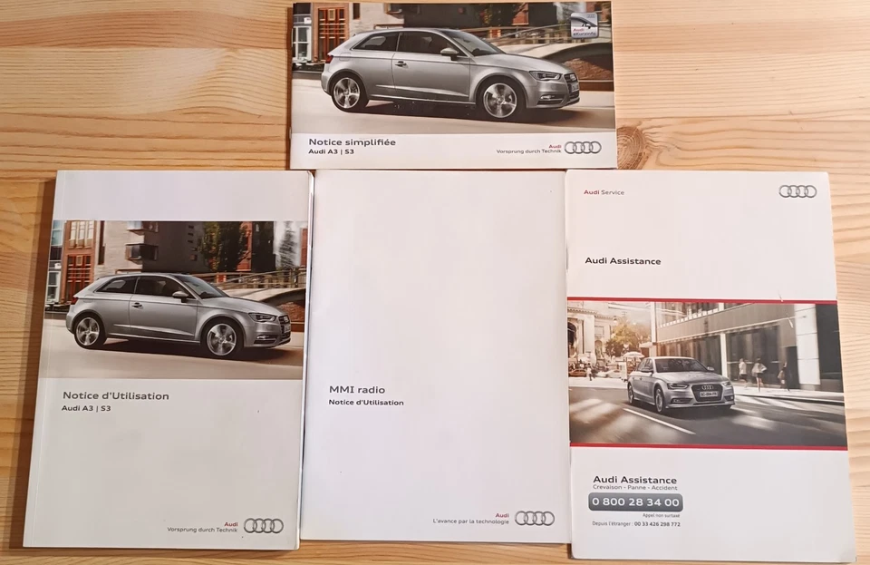 notice d'Utilisation Mode d'emploie Manuel Carnet de Bord Audi A3 - Photo 1/2