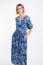 Weird Fish Dilsha Printed Midi Dress