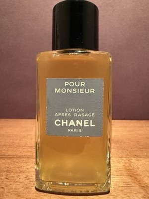 Vintage CHANEL POUR MONSIEUR  Aftershave Lotion 3.4 FL. OZ / 100 ml NWOB RARE
