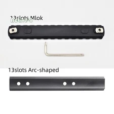13Slots Rail Section 4-hole Bracket 140mm Guide Rail Arc-shaped Aluminum Bracket