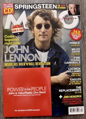 MOJO MAGAZINE - DECEMBER 2025 - JOHN LENNON - CD -  BRAND NEW