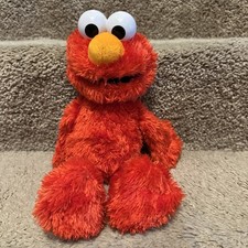 Sesame Street 2016 Hasbro TICKLE ME ELMO 14 Works Great Giggles Talks Vibrates