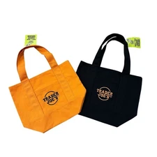 Trader Joe's Halloween Trick or Treat Mini Canvas Tote Bags