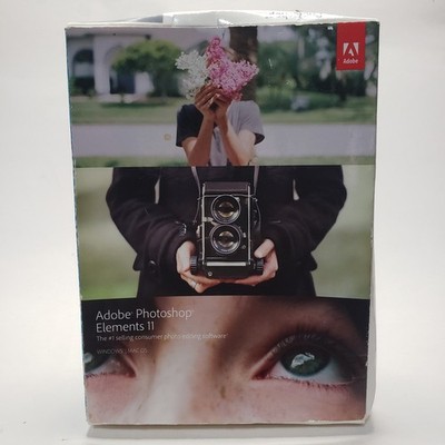 Adobe Photoshop Elements 2 Disc Set, Complete, Manuals and Serial Number