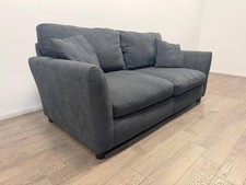 Aleeza 3 Seater Sofa Charcoal Fabric