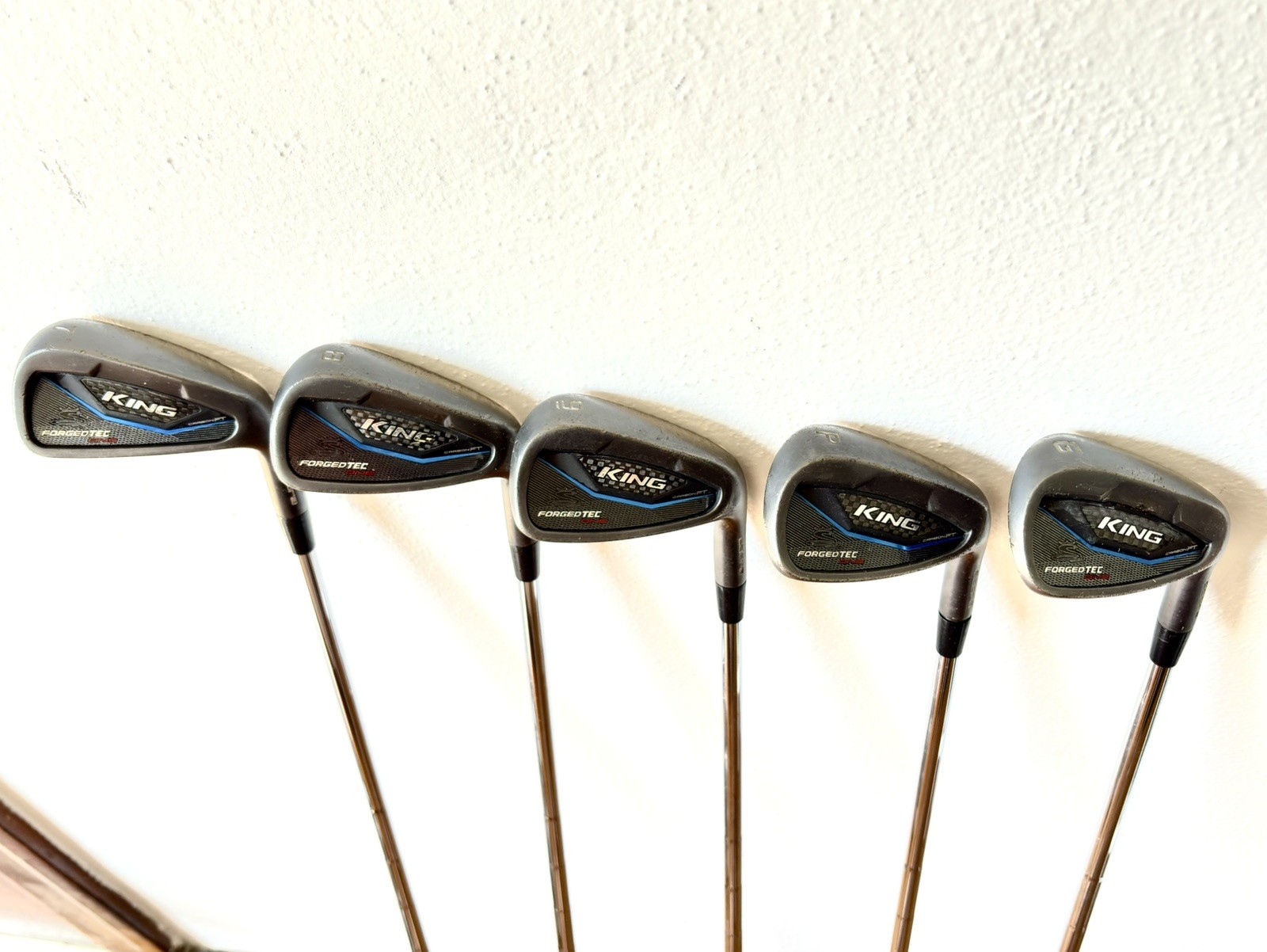 Cobra King Forged Tec One Black Iron Set 7-PW, GW. Dynamic Gold S400 Stiff Flex
