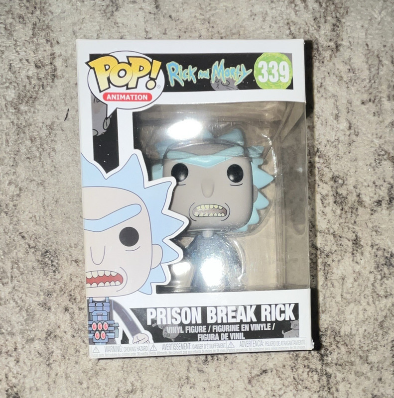 Funko Pop! Animation Rick and Morty Prison Break Rick Sanchez Vinyl #339