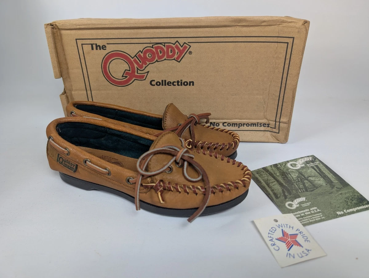 Quoddy Pebble Grain Leather Moccasin women\'s Size 5 Great Condition Quoddy Huckberry x Quoddy Coolside Stamped Leather Moccasin  main image 4