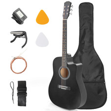 41-Inch Beginner Acoustic Guitar Package - Starter Bundle Kit