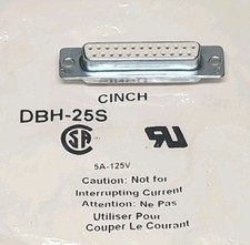 Cinch DB-25S Connectors 5A 125V Female Connectors 25 Pin NEW