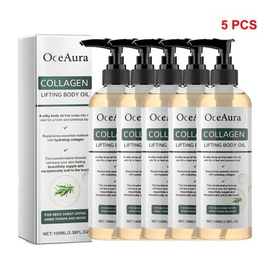 Collagen Body Oil   Firming Lifting Skin Tightening Massage Oil, Hydrating