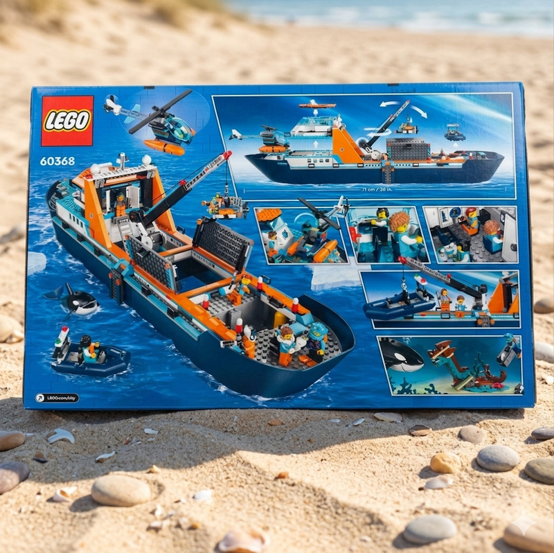 NEW LEGO CITY 60368 ARCTIC EXPLORER SHIP RETIRED