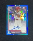 2024 Topps Bowman Draft Chrome Prospects Blue Seaver King 1st Auto 116/150 CQ89