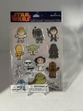 Star Wars Epoxy Stickers Hallmark Chewbacca Yoda Stormtrooper Skywalker Sheets