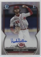 2023 Bowman Draft Chrome Prospect Refractor /499 Hunter Hollan #CDA-HH Auto 18t1