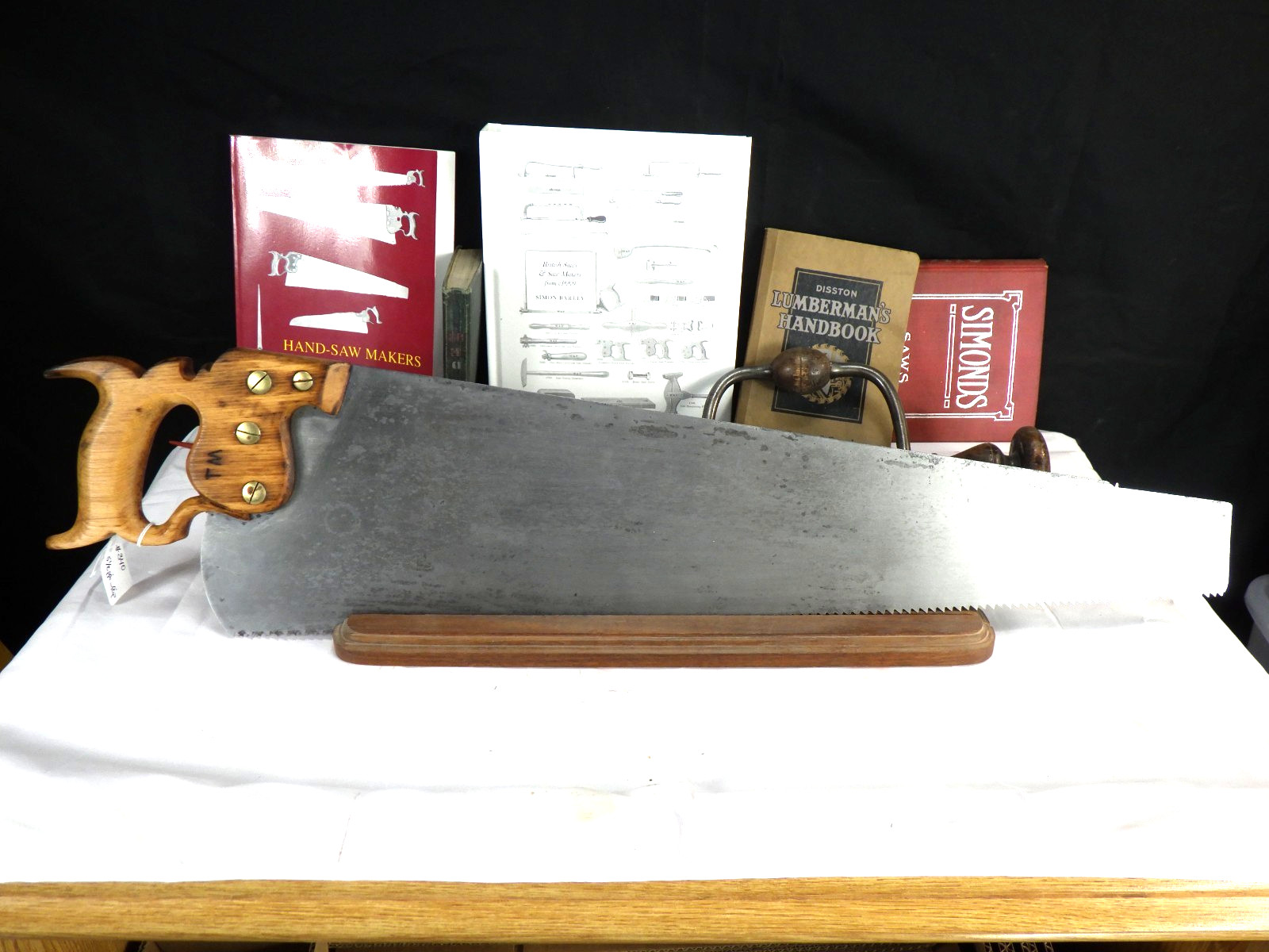 Disston #7, 5 1/2 PPI Rip Cut, 26", 1896-17, Jointed, Sharpened, INV 340