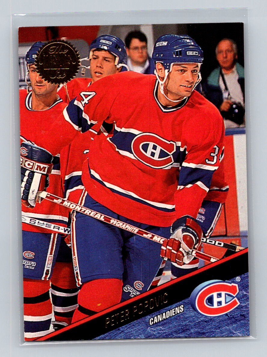 1993-94 Leaf #417 Peter Popovic RC Montreal Canadiens