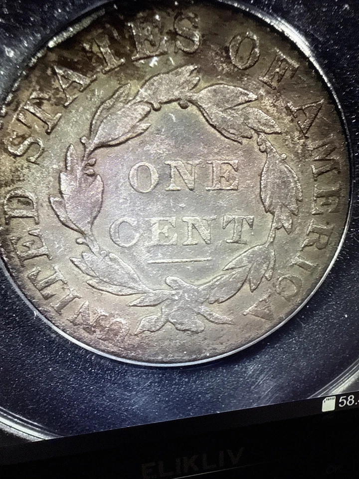 Cabeza de corona de centavo grande 1828 ANACS VF20 Dtls K96 Foto 4 de 4