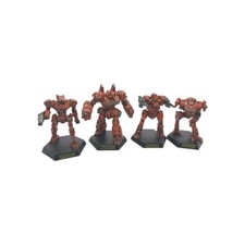 lot of 4 battletech miniatures