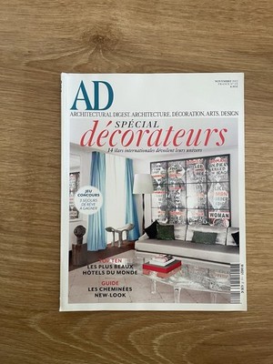 MAGAZIN AD ARCHITECTURAL DIGEST NR. 112 NOVEMBER 2012 DEKORATEURE DEKO