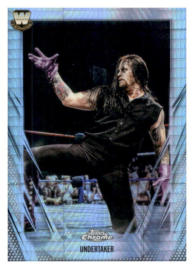 Undertaker 2026 Topps Chrome WWE #3 Prizm Refractor Trading Card