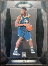 NBA Donovan Mitchell Prizm RC Rookie Card. rookie card picture