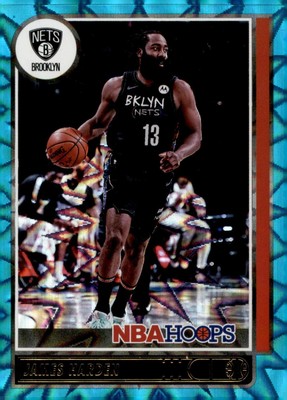 2021-22 Hoops #67 James Harden Teal Explosion