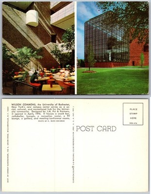Wilson Commons University of Rochester NY Postcard
