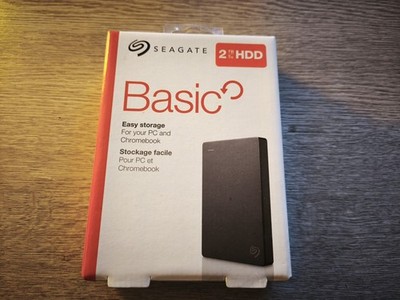 Seagate Basic 2,5'' 2TB Externe Festplatte - Schwarz (STJL2000400)