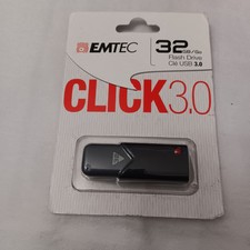 Emtec 32 GB/GO Flash Drive USB 3.0 Click 3.0 New