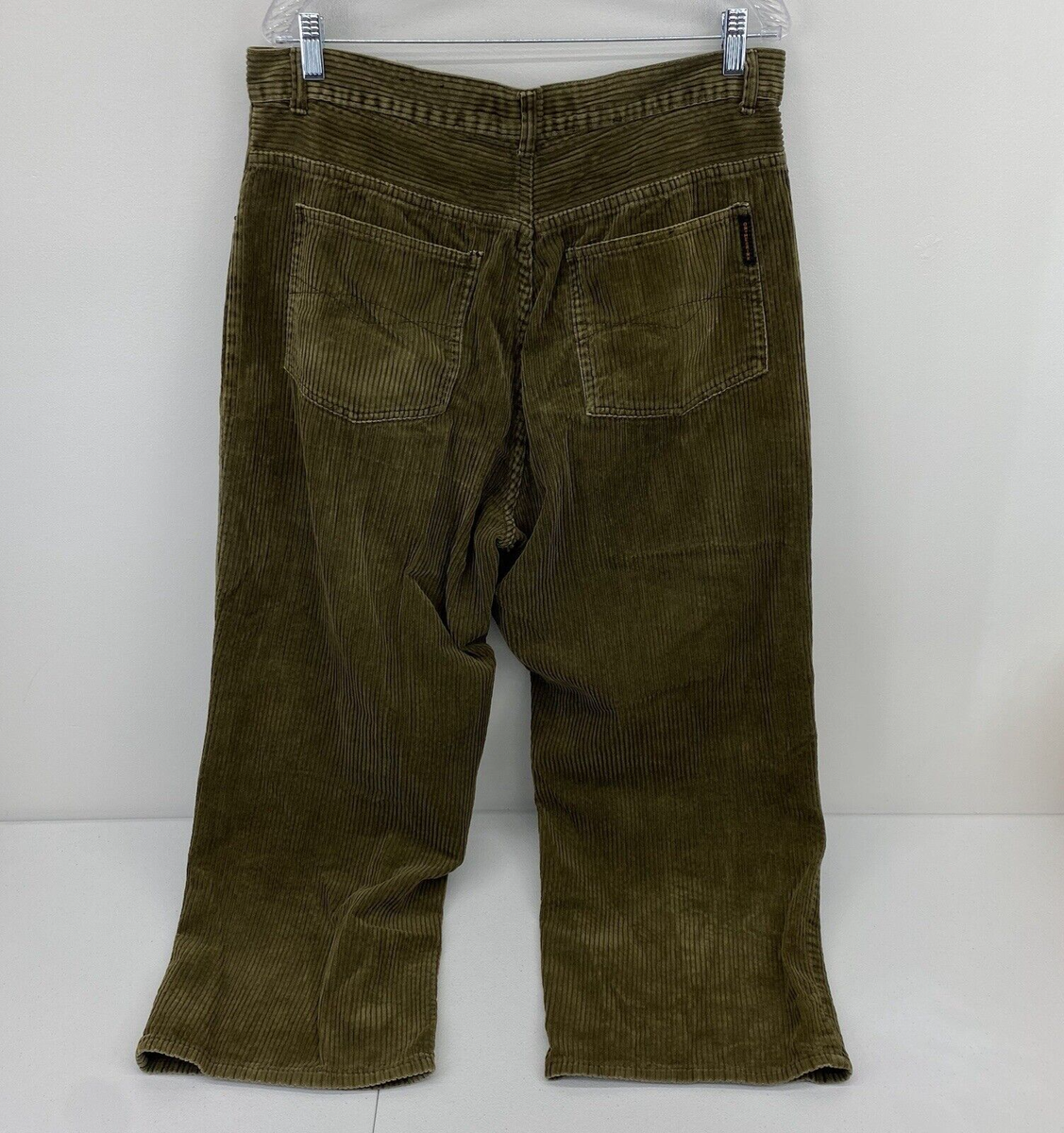 OTB On the Brink Pants Mens 38(34)x27 Y2k Corduroy Vintage Baggy