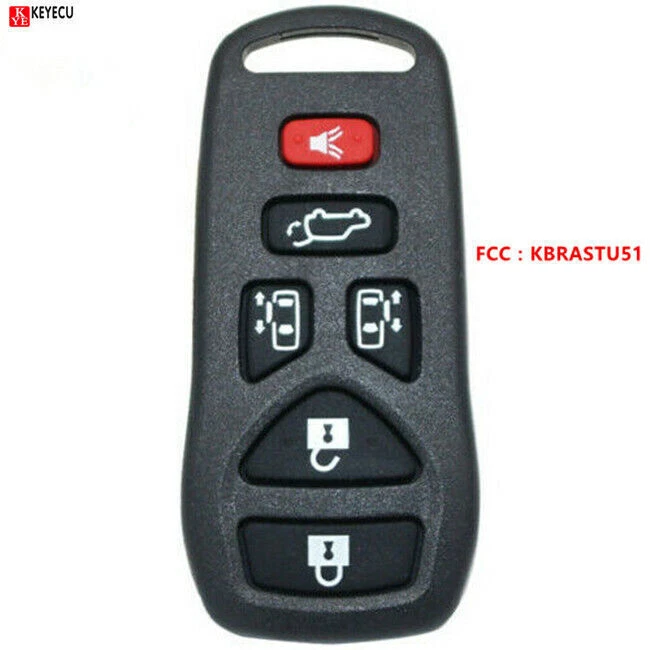 for Nissan Quest 2004-2009 Remote Control Car Key Fob 6 Button FCC ID KBRASTU51 Foto 2 de 4
