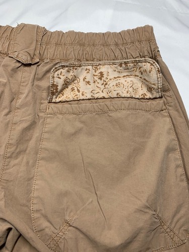 Pilcro Anthropologie Cargo Pants Size 30 Brown Cotton Low-Rise Relaxed Flare - 第 12/15 張圖片