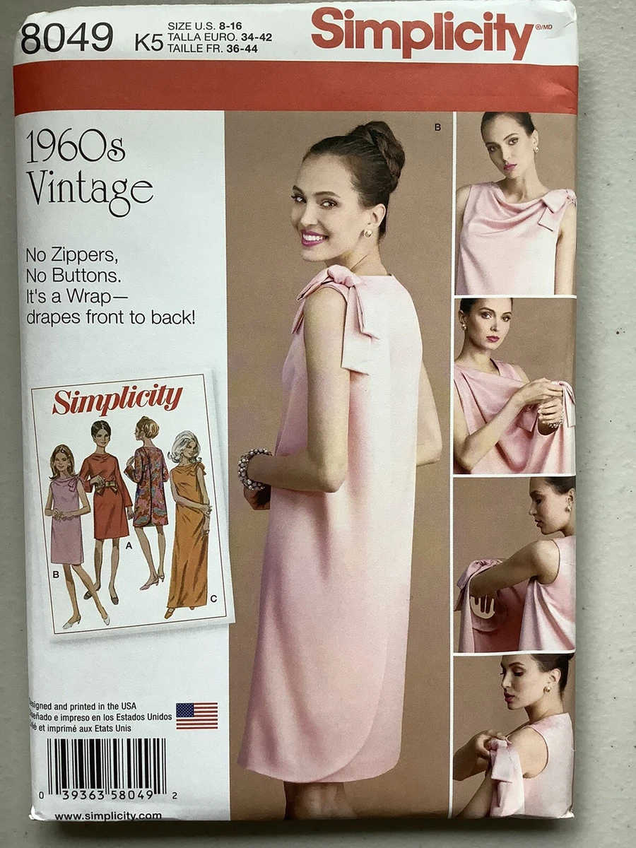 Simplicity 2580 - Patrones de Costura para Hacer Vestidos de Fiesta (R5
