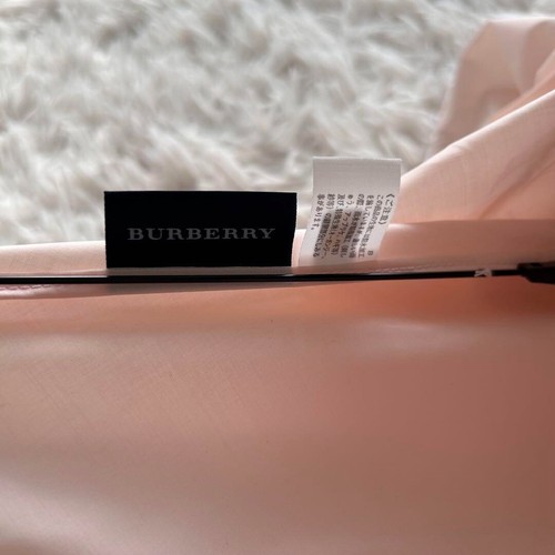 BURBERRY Folding UV & Rain Umbrella Pink Nova Check Classic Embroidered Logo - Picture 10 of 14