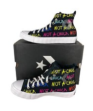 NEW Converse Untitled Hi 'Not A Chuck' Black/White Multi Shoes Sneakers 173165C