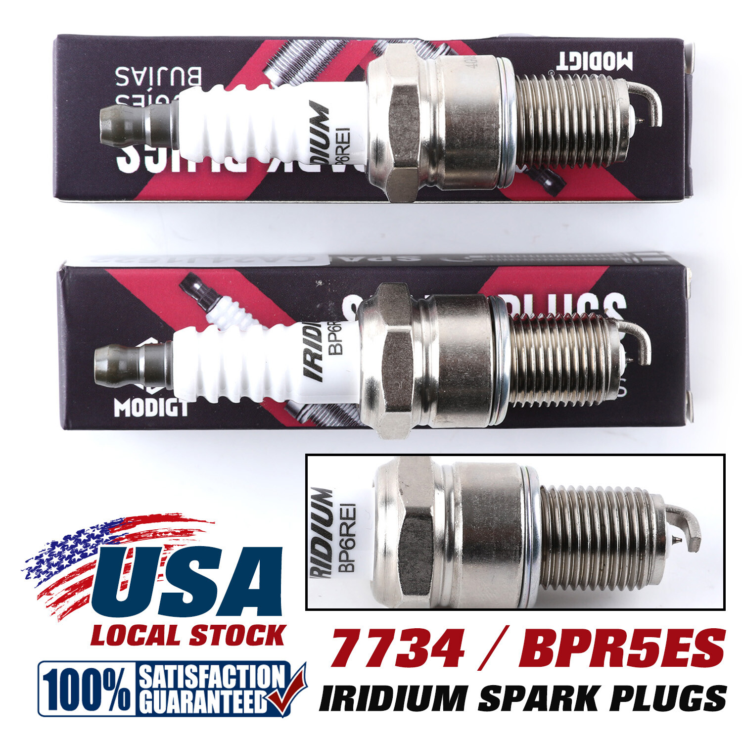 10X Spark Plug Small Engine for NGK 7734/BPR5ES Champion 322/RN11YC TORCH F5RTC