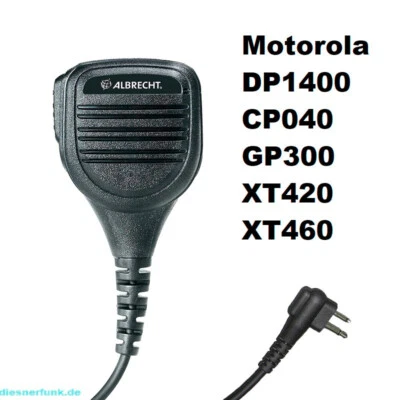 Lautsprechermikrofon 3,5mm Ohrhörerbuchse für Motorola DP1400 CP040 GP300 XT420 - Bild 1 von 3